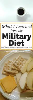 Maybe you would like to learn more about one of these? What I Learned From The Military Diet And How It Jump Started More Weight Loss The Teacher S Wife