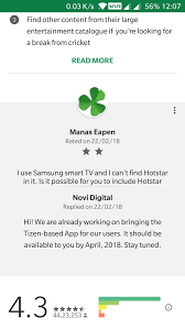 Hotstar is a live streaming app that lets you watch your favorite shows and movies. Can One Stream Hotstar On A Samsung Smart Tv Like Amazon Prime And Netflix Quora