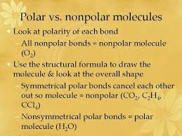 A molecule is polar if one part of it has a partial positive charge, and the other part has a partial negative charge. Ch4 Polar Or Nonpolar Bond Slides Show That Makes Ch4 A Nonpolar Molecule