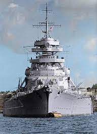It displaced 52,600 tons, mounted eight. The German Battleship Bismarck In 1940 Colorization