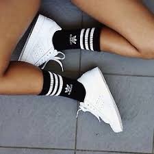 Black Air Forces With White Socks Adidas Socks With Nike Air Force Aesthetic Shoes Sock Outfits Fashion