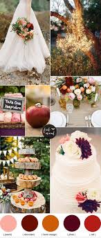 Burnt Orange Peach And Plum Wedding Autumn Wedding Colors Plum Wedding Fall Wedding Colors Fall Wedding