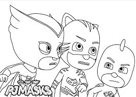 Pj masks coloring pages are a fun way for kids of all ages, adults to develop creativity, concentration, fine motor skills, and color recognition. Serious Pj Masks Coloring Page Free Printable Coloring Pages For Kids