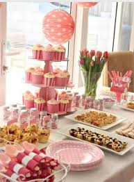 65 Pink Bridal Shower Ideas Baby Shower Decorations Baby Shower Baby Shower Food