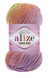 Alize Alize Cotton Gold Batik 3304 Orgu Elsa Renkler