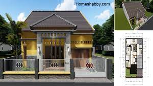 Mengerjakan rancang bangun private dan komersial. Desain Dan Denah Rumah Ukuran 10 X 14 M Dengan 3 Kamar Tidur Cocok Untuk Di Desa Homeshabby Com Design Home Plans Home Decorating And Interior Design