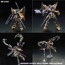 Gundam astray gold frame amatsu mina series: Original Bandai Gundam Rg 1 144 Model Astray Gold Frame Amatsu Mina Mobile Suit Seed Destiny Kids Toys Model Building Kits Aliexpress