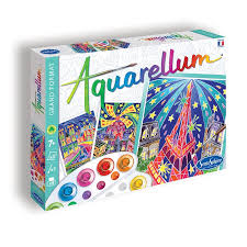 Paris by night (diy cool edit). Aquarellum Paris By Night Arts Crafts Activity Sentosphere