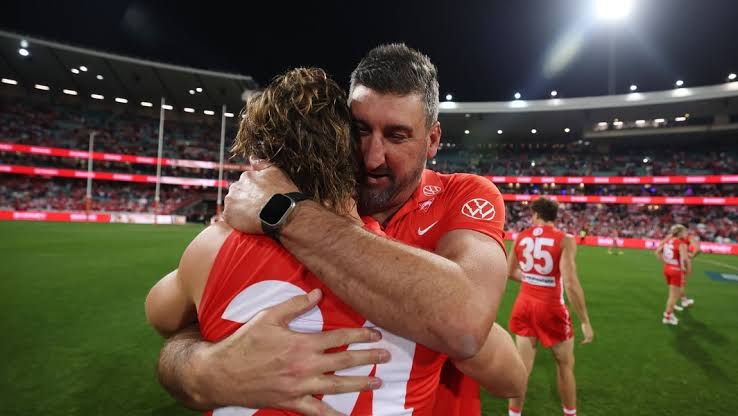 Sydney Swans coach Dean Cox proud but hurting after 'missed opportunity',  emotional veteran Dane Rampe's future unclear