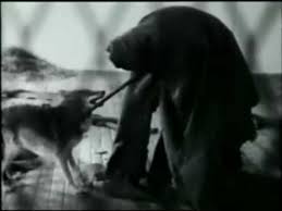 The man and the coyote are in black and white; Joseph Beuys I Like America And America Likes Me Performance 1974 Coub The Biggest Video Meme Platform