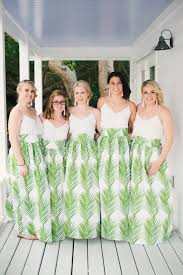 A Destination Wedding That Embraces Bold Island Color Printed Bridesmaid Dresses Bridesmaid Bridesmaid Dresses Uk
