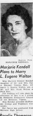 Marriage of KENDALL