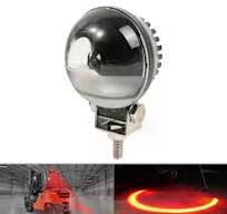 30W Red Arch Arc U Beam Forklift LED Safety Warning Light Security  Warehouse Truck Trailer Motor 12V-110V Backup Lamp DOT SAE E9