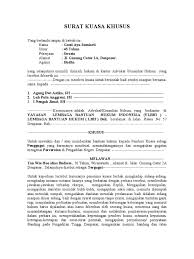 Yang bertandatangan/cap jempol di bawah ini untuk dan atas nama pemberi kuasa mengajukan dan menangani gugatan perdata tentang perbuatan melawan hukum selaku penggugat di pengadilan negeri bondowoso Contoh Surat Kuasa Khusus Perdata Perceraian Download Kumpulan Gambar