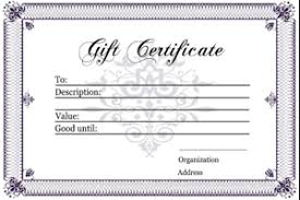 Form popularity gift certificate template pdf form. Gift Certificates Templates Free Rengu
