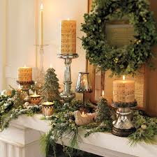 Living Room Fascinating Decorations Trendy Fireplace And Mantel Decorated With Pot Christmas Decorations Rustic Indoor Christmas Decorations Mantel Decorations