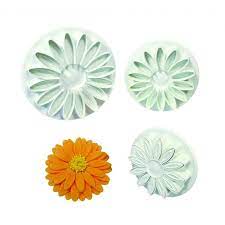 Plunger Cutter Sunflower Gerbera Daisy Fondant Cutter Set 3 Gerbera Gerbera Daisy Simple Rose