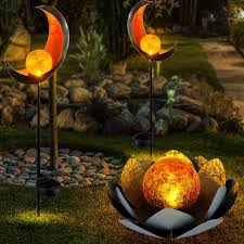 Stecken sie einfach ein paar unserer strahler in den boden und richten sie sie auf ihre bäume. Etc Shop Led Dekolicht 3er Set Led Aussen Solar Lampen Garten Steck Strahler Mond Design Terrassen Lotos Blumen Leuchten Online Kaufen Otto