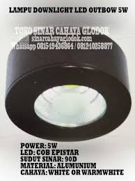 Berbagai jenis model lampu downlight dari led & halogen, rumah lampu kosongan, lampu plafon dan sebagainya. Jual Lampu Downlight Outbow 3 Watt Led Epistar Sinar Cahaya