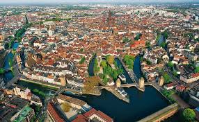 Vue Aerienne De Strasbourg Strasbourg Strasbourg France Ville France