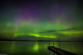 Aurora Borealis Over Burntside Lake Ely Mn Lake Ely Minnesota Aurora Borealis