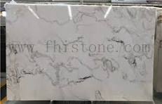 Italy Natural Fendi White Marble Davinci White Marble Slab 1 from China -  StoneContact.com