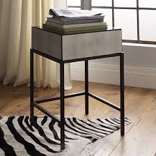 Foxed Mirror Nightstand Mirrored Nightstand Bedroom Night Stands Contemporary Bedroom Furniture