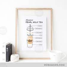 Bubble Tea Art Boba Tea Poster Bubble Tea Poster Digital Etsy Bubble Tea Shop Bubble Tea Boba Tea