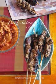 This authentic savoury peanut sauce is sweetened with palm sugar and has a very subtle hint of sourness. Beef Satay Recipe Malaysian Indonesian Bbq Skewers