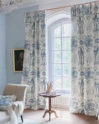 Vorhang Chateau Blau Weiss Vorhang Gestaltung Vorhange Haus Deko