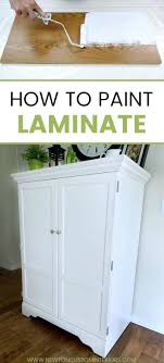 How To Paint Laminate Furniture Painting Laminate Furniture Painting Laminate Laminate Furniture