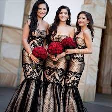Nigerian Wedding 22 Fabulous Lace Bridesmaids Dresses We Love Stunning Bridesmaid Dresses Lace Bridesmaid Dresses Black Lace Bridesmaid Dress