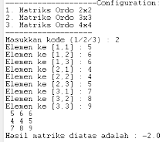 Key steps include computing minors and the trick for 3x3 determinants. Contoh Program Hitung Determinan Matrik Ordo 2x2 3x3 Dan 4x4 Dengan Java Ayo Belajar Sama Sama