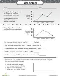 Graph Basics Line Graphs Worksheet Education Com Line Graph Worksheets Line Graphs Reading Graphs