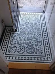 A monochrome floor needn't be strictly black and white. 4 Victorian Small Hallway Floor Ideas Inspira Spaces Hallway Flooring Victorian Hallway Tiles Hallway Tiles Floor