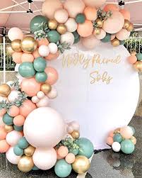 Check spelling or type a new query. 126 Pieces Sage Green Peach Blush Pink Balloon Garland Arch Kit Sage Olive Green Peach Blush Pink Balloons Decor Jungle Safari Baby Shower Birthday Theme Party Decorations Supplies For Boys Kids Pricepulse