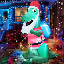 Check spelling or type a new query. Decorx4 Ft Christmas Inflatables Decoration Santa Dinosaur Christmas Decorations Inflatables With Led Light Stakes Tethers Christmas Outdoor Decoration Blow Up Inflatable Holiday Yard Decoration Walmart Com Walmart Com