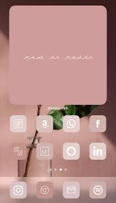 Warm Rose Neutral Aesthetic Iphone Home Screen Ideas Inspo Inspiration App Covers App Icons Ios 14 In 2020 Homescreen Iphone Ios App Icon App Icon