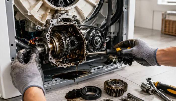 Automatic Washing Machine Gearbox and Clutch Repair