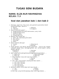 Tugas bu suswahyuni ips kelas 7. Tugas Seni Budaya Eja Pdf