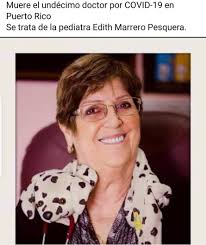 Descanse en paz. Colega y compañera. Muy triste noticia. Por favor Be safe