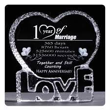 Anniversary gifts for husbands don't have to involve spending lots of money. Amazon Com Ywhl Crystal First One Year 1st Wedding Anniversary Paperweight Keepsake Gifts For Her Wife Girlfriend Him Husband Office Products