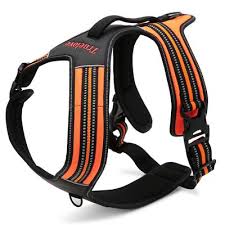 True Love Dog Harness Nylon Reflective Padded Orange Xsmall For Dogs