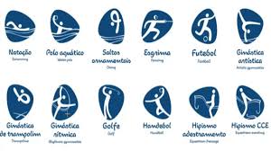 As modalidades que integrarão o rol de esportes olímpicos de maneira inédita são: Simbolos Das Modalidades Das Olimpiadas Do Rio 2016 Youtube