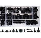 Dsnaduo 160 PCS Black Automotive Rubber Bumper Assortment, Rubber Stop  Bumper Stopper Compatible With GM Ford And Chrysler Replace 20030, 8210, Fit