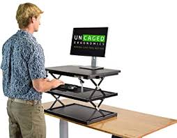 Standing desks are becoming more popular than ever, as people learn about the health hazards of sitting all day long. Amazon Com Changedesk Tall Ergonomic Standing Desk Converter Adjustable Height Desktop Sit Stand Up Desk Riser With Adjustable Keyboard Tray Affordable Compact Small Simple Computer Tabletop Office Workstation Office Products