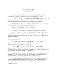 PLANNING BOARD MARCH 24, 2015 The Mountainside Planning Board met