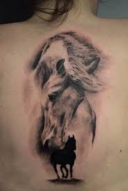 Different types of horse tattoo designs: Silhouette Horse Tattoo Novocom Top