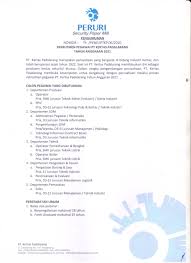 Adapun lowongan kerja dari pt. Lowongan Kerja Pt Kertas Padalarang Ptkp Lulusan Sma Sederajat