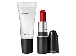 SET DE LABIALES M.A.C WINTER'S KISS MINI LIP DUO: RED